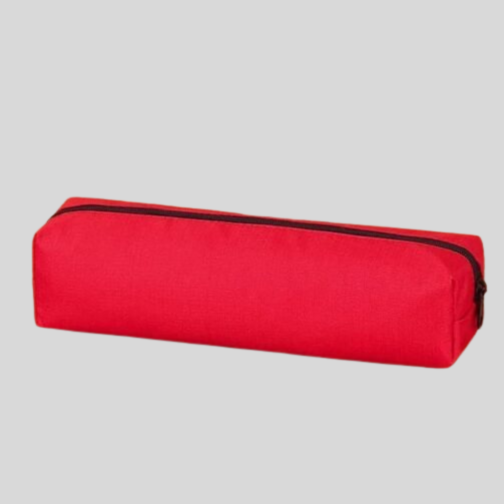 DURABLE KAWAII RED PENCIL CASE